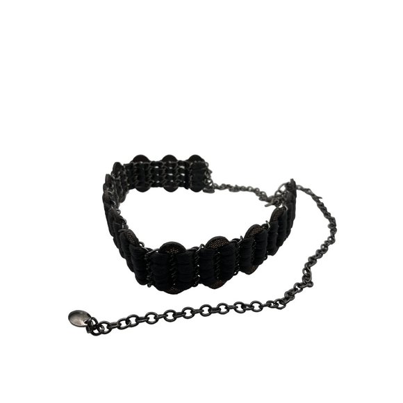Chico’s adjustable black chain belt 60” long - Picture 1 of 5